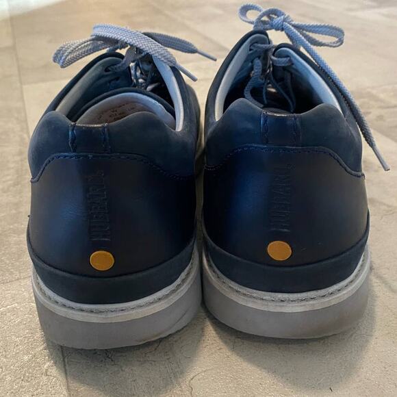 Samuel Hubbard Blue Leather Lace Up Vibram Comfortable Every Day Wear Shoes 12 - Picture 7 of 11